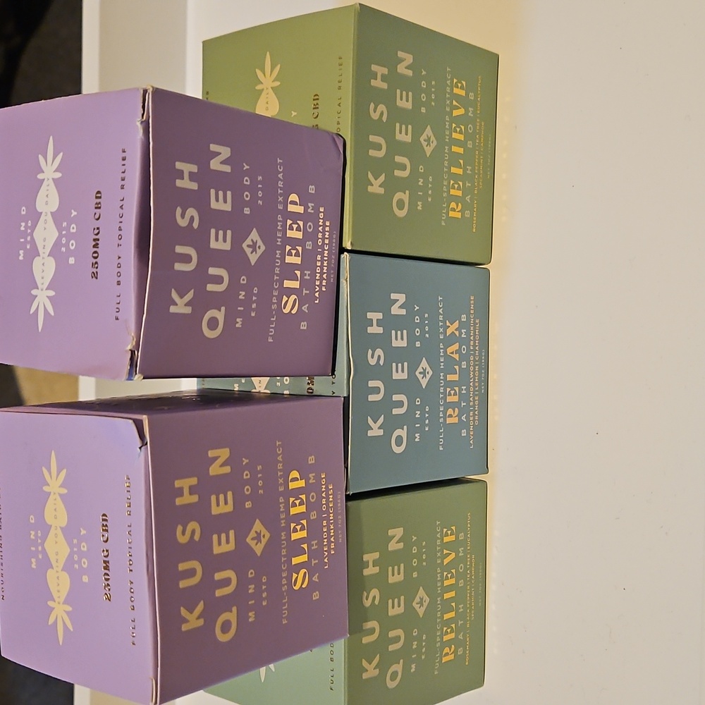 Kush Queen Bath Bomb Set Of 5